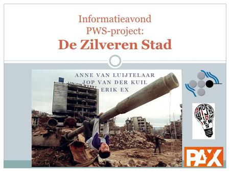 Informatieavond PWS-project: De Zilveren Stad