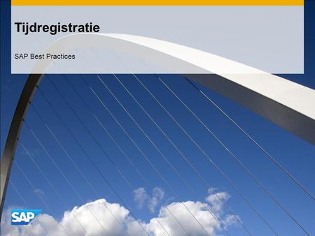 Tijdregistratie SAP Best Practices.