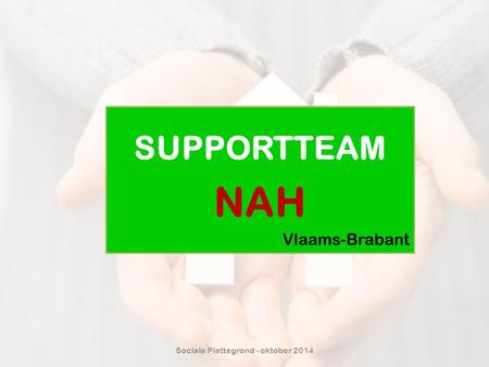 SUPPORTTEAM NAH Vlaams-Brabant Sociale Plattegrond - oktober 2014.