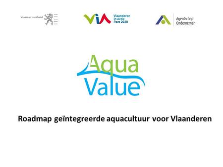 Roadmap geïntegreerde aquacultuur voor Vlaanderen.