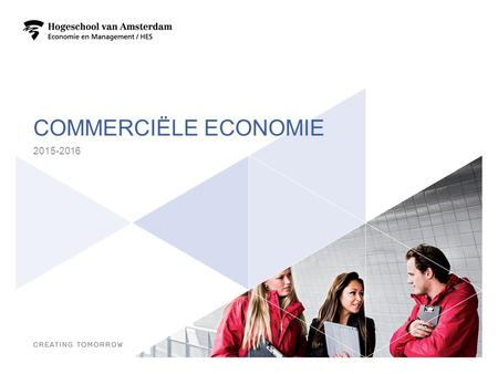 Commerciële economie 2015-2016.