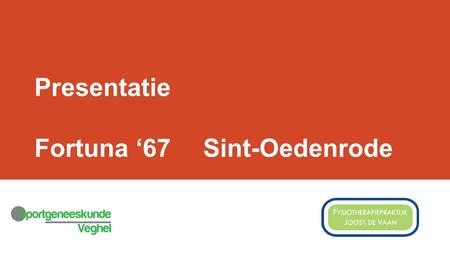 Presentatie Fortuna ‘67 Sint-Oedenrode