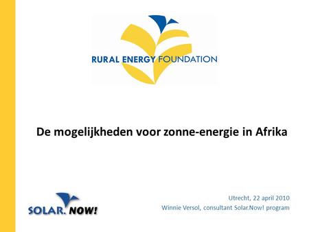 De mogelijkheden voor zonne-energie in Afrika