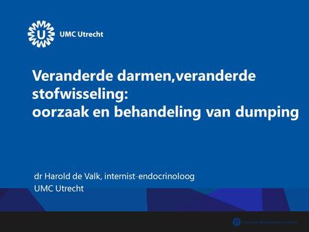 dr Harold de Valk, internist-endocrinoloog UMC Utrecht