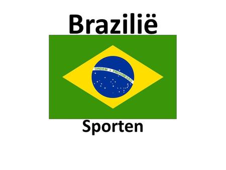 Brazilië Sporten.