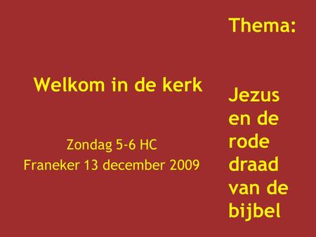 Zondag 5-6 HC Franeker 13 december 2009