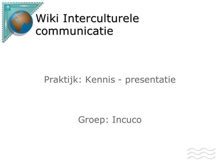Wiki Interculturele communicatie