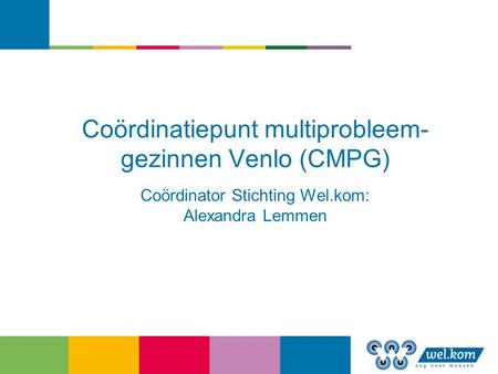Coördinatiepunt multiprobleem-gezinnen Venlo (CMPG)