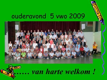 Ouderavond 5 vwo 2009  …… van harte welkom !. Mentoren: V5A Harry Dormanswiskunde V5B Birgit HeereL.O.