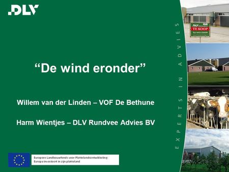 “De wind eronder” Willem van der Linden – VOF De Bethune
