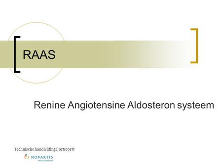 Renine Angiotensine Aldosteron systeem