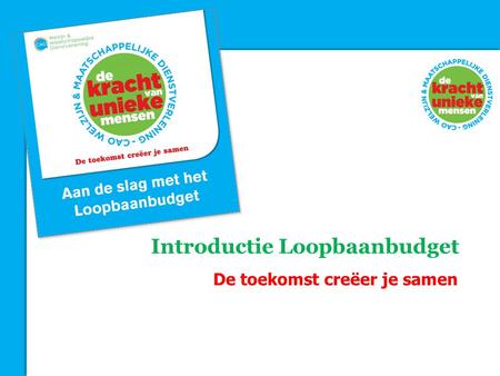Introductie Loopbaanbudget