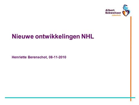 Nieuwe ontwikkelingen NHL Henriette Berenschot,