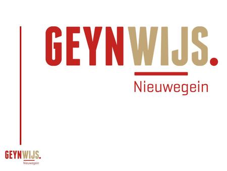 Inwoner Bereikbaarheid www.geynwijs.nl www.Geynwijs.nl Bereikbaarheid.