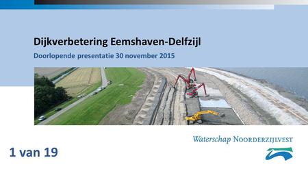 Dijkverbetering Eemshaven-Delfzijl