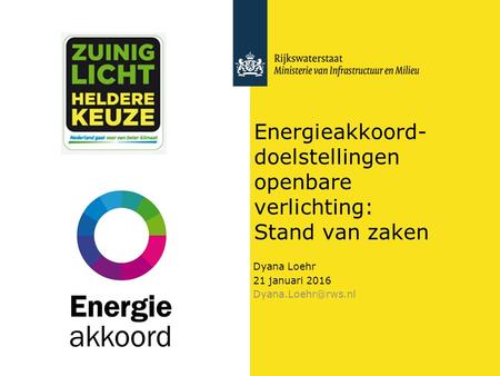 Energieakkoord-doelstellingen openbare verlichting: Stand van zaken