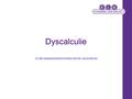 Dyscalculie uit: