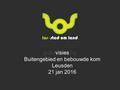 Visies Buitengebied en bebouwde kom Leusden 21 jan 2016.