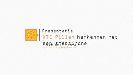 XTC Pillen herkennen met een smartphone