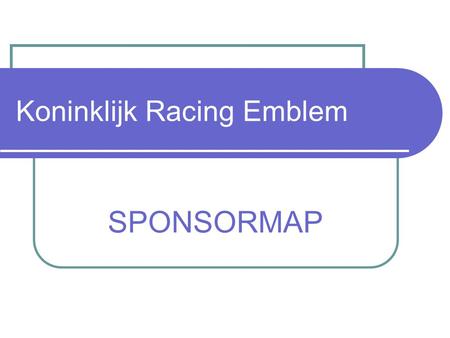 Koninklijk Racing Emblem