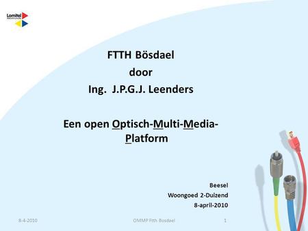 Een open Optisch-Multi-Media-Platform