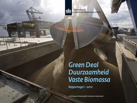 Deelnemende partijen Green Deal Duurzaamheid Vaste Biomassa