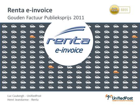 Renta e-invoice Gouden Factuur Publieksprijs 2011