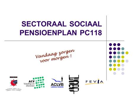 SECTORAAL SOCIAAL PENSIOENPLAN PC118