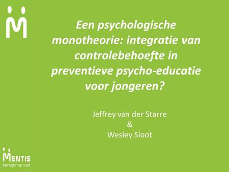 Jeffrey van der Starre & Wesley Sloot