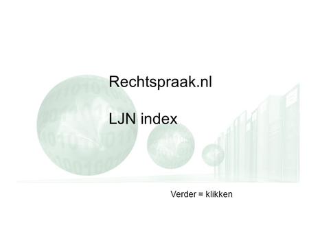 Rechtspraak.nl LJN index