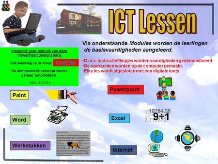ICT Lessen Via onderstaande Modules worden de leerlingen