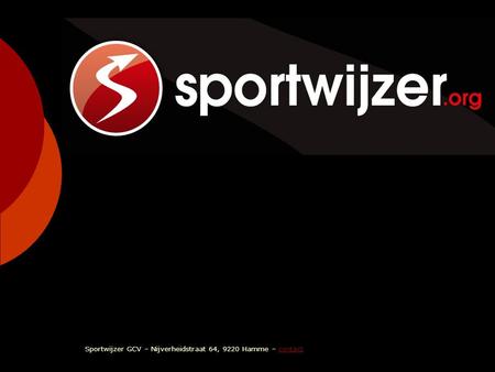 Sportwijzer Sportwijzer GCV – Nijverheidstraat 64, 9220 Hamme – contact.