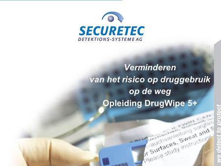 DrugWipe producten Test aan de kant van de weg Eenvoudig gebruik