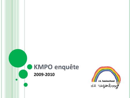 KMPO enquête 2009-2010.