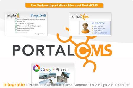Uw Onderwijsportal inrichten met PortalCMS Integratie > Profielen > Communicatie > Communities > Blogs > Referenties.
