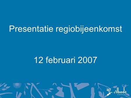 Presentatie regiobijeenkomst 12 februari 2007. Doel van deze presentatie: •Inzicht geven in de nieuwe kwalificatiestructuur van de carrosseriebranche.