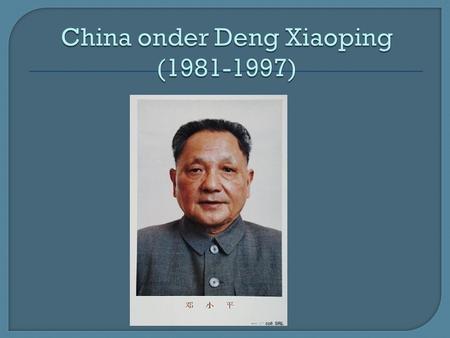 China onder Deng Xiaoping ( )