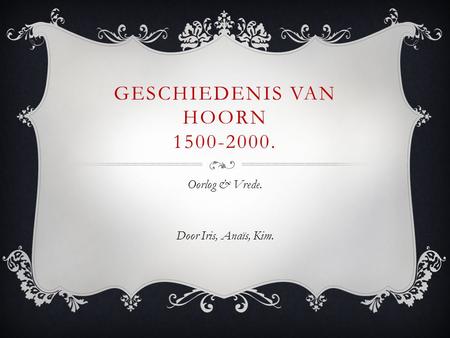 Geschiedenis van Hoorn