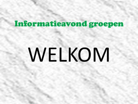 Informatieavond groepen WELKOM. Wie zijn wij Stichting Avondvierdaagse Haarlem e.o.