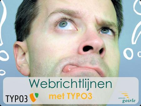 Webrichtlijnen met TYPO3.