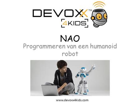 Programmeren van een humanoid robot