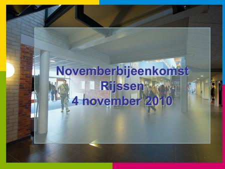 Novemberbijeenkomst Rijssen