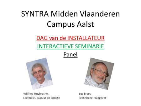 SYNTRA Midden Vlaanderen Campus Aalst