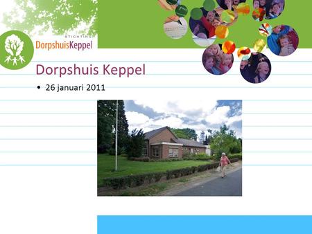 Dorpshuis Keppel •26 januari 2011. Proces in vogelvlucht I •Startsituatie:Brede school = fusie De Woordhof + De Bongerd •Zomer 2007:Kritiek op o.a. lokaalgrootte.