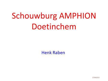 Schouwburg AMPHION Doetinchem