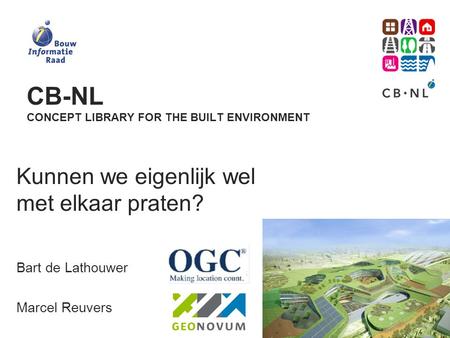 CB-NL concept Library for the built environment