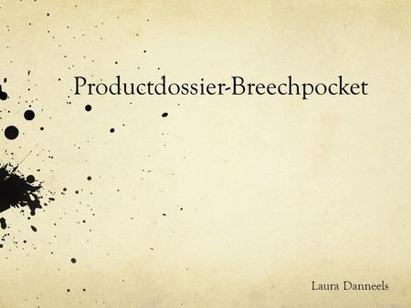 Productdossier-Breechpocket
