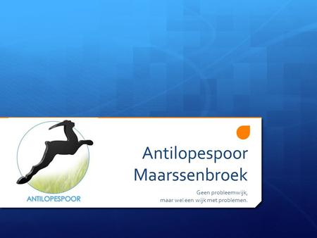 Antilopespoor Maarssenbroek