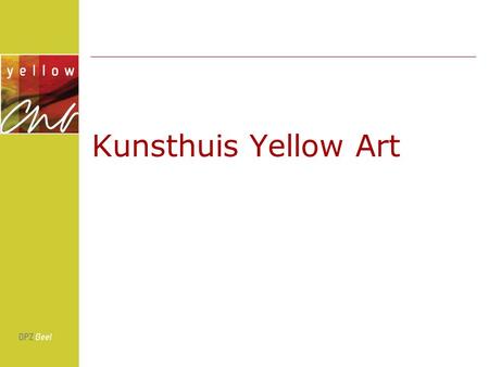 Kunsthuis Yellow Art.
