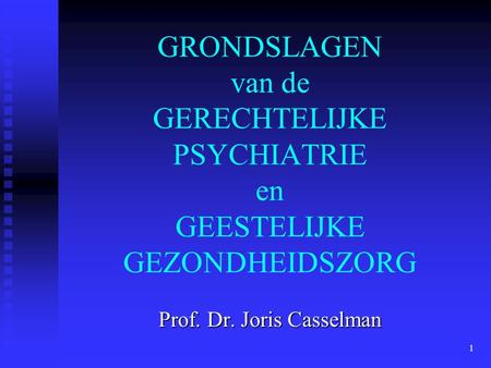 Prof. Dr. Joris Casselman